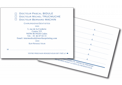 CARTES DE 7 RENDEZ-VOUS...