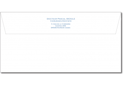 Enveloppes (110 x 220 Bleu V°)